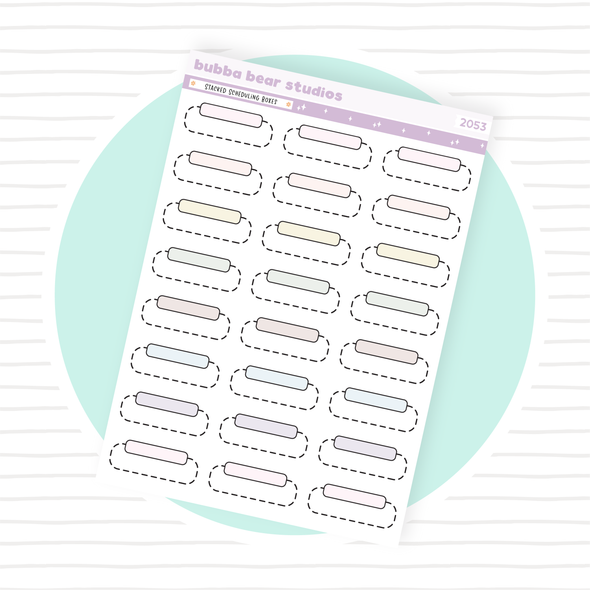Stacked Scheduling Boxes