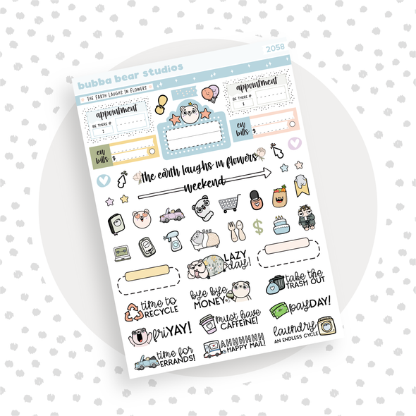 VERTICAL - The Earth Laughs In Flowers VERTICAL Page 3 - Icons Bubba Bear Studios VERTICAL - The Earth Laughs In Flowers Stationery
