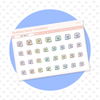 List Post It Quarter Sheet Colorful Bubba Bear Studios List Post It Stickers