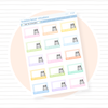 Dude You Gotta Boxes Mini Colorful Bubba Bear Studios Dude You Gotta Boxes Stickers
