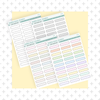 Dashed Quarter Boxes Standard Buy All (Set of 4) Bubba Bear Studios Dashed Quarter Boxes Stickers