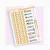 MINI - Sunkissed Page 3 - Washi and Text Bubba Bear Studios MINI - Sunkissed Stickers