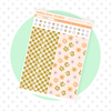 Hobonichi Cousin DAILY - Sunkissed Page 2 - Washi + Checklist Circles Bubba Bear Studios Hobonichi Cousin DAILY - Sunkissed Stickers