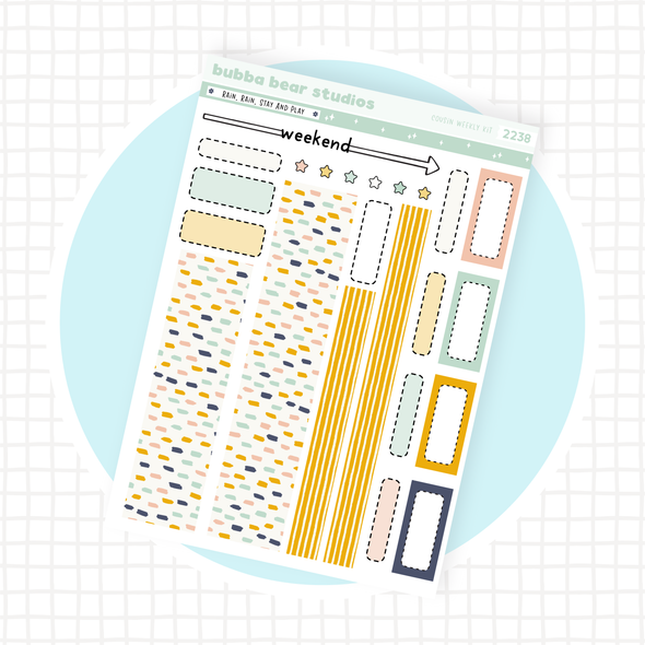 HOBONICHI COUSIN - Rain, Rain, Stay and Play