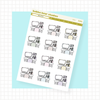 Desk Setup Mini Muted Bubba Bear Studios Desk Setup Stationery