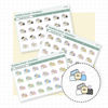 Building Blocks Time Quarter Sheet Buy All (Set of 3) Bubba Bear Studios Building Blocks Time Stickers