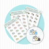 Building Blocks Time Mini Sheet Buy All (Set of 3) Bubba Bear Studios Building Blocks Time Stickers