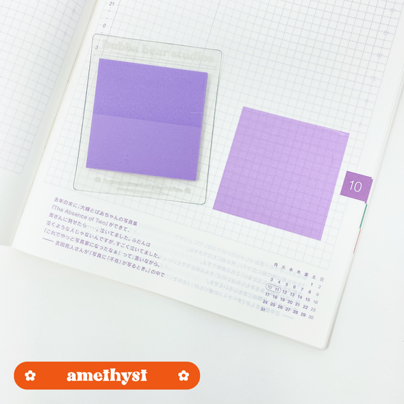 2" x 2" Square | Transparent Sticky Notes