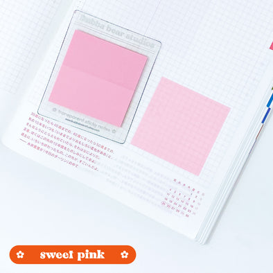 2" x 2" Square | Transparent Sticky Notes