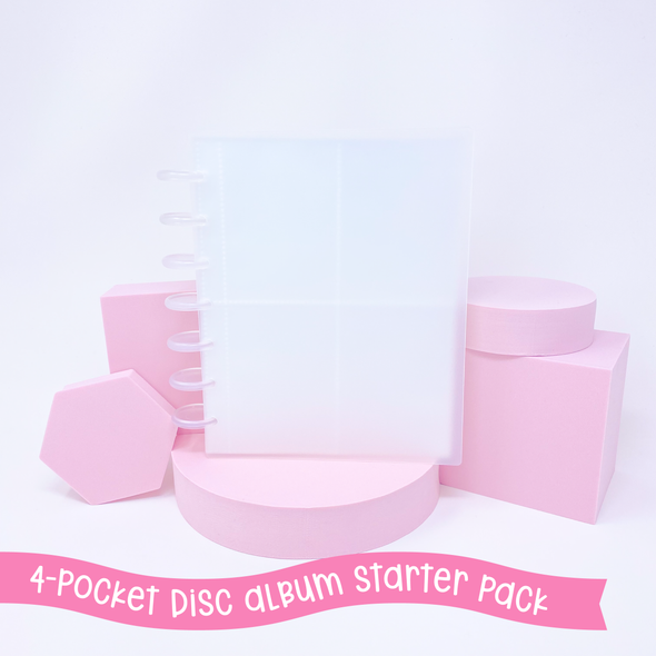 4-Pocket Sticker Storage Disc Album Starter Pack