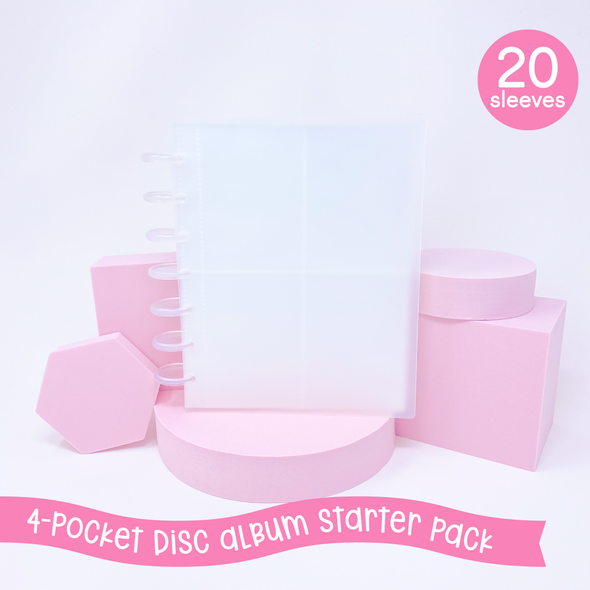 4-Pocket Sticker Storage Disc Album Starter Pack