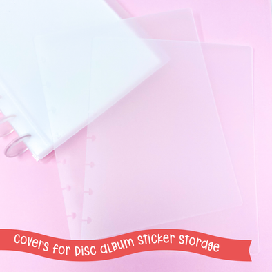 Covers for Disc Album Sticker Storage
