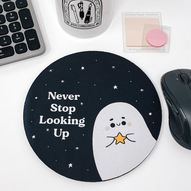 Never Stop Looking Up Boo Mousepad