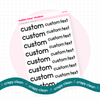 *CUSTOM* JUMBO Text Crispy Clean Bubba Bear Studios *CUSTOM* JUMBO Text Stickers