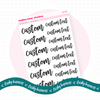 *CUSTOM* JUMBO Text Frisky Business Bubba Bear Studios *CUSTOM* JUMBO Text Stickers