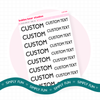 *CUSTOM* JUMBO Text Simply Fun Bubba Bear Studios *CUSTOM* JUMBO Text Stickers