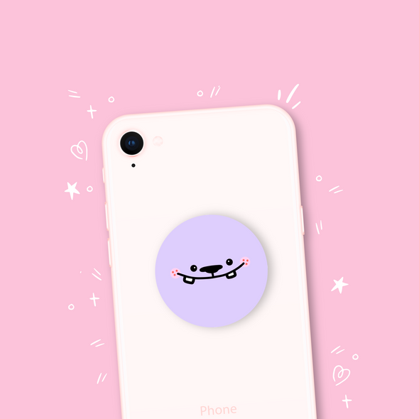 Derpy Bear Face PopSockets®