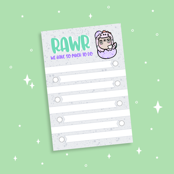 Rawr Sticky Notepad