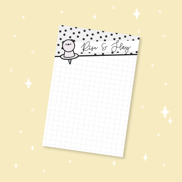 Rise & Slay Sticky Notepad