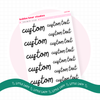 *CUSTOM* JUMBO Text Little Lady Bubba Bear Studios *CUSTOM* JUMBO Text Stickers
