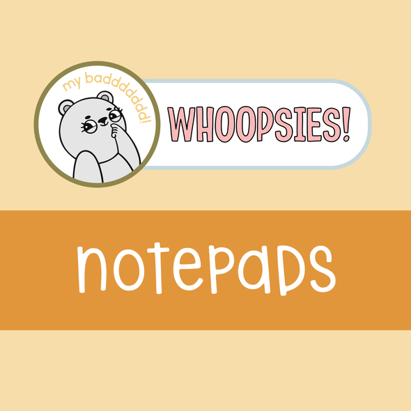 Whoopsie Sticky Notepad